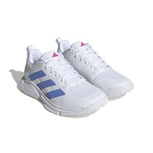 adidas Indoor Court Shoes Court Team Bounce 2 white/blue Ladies